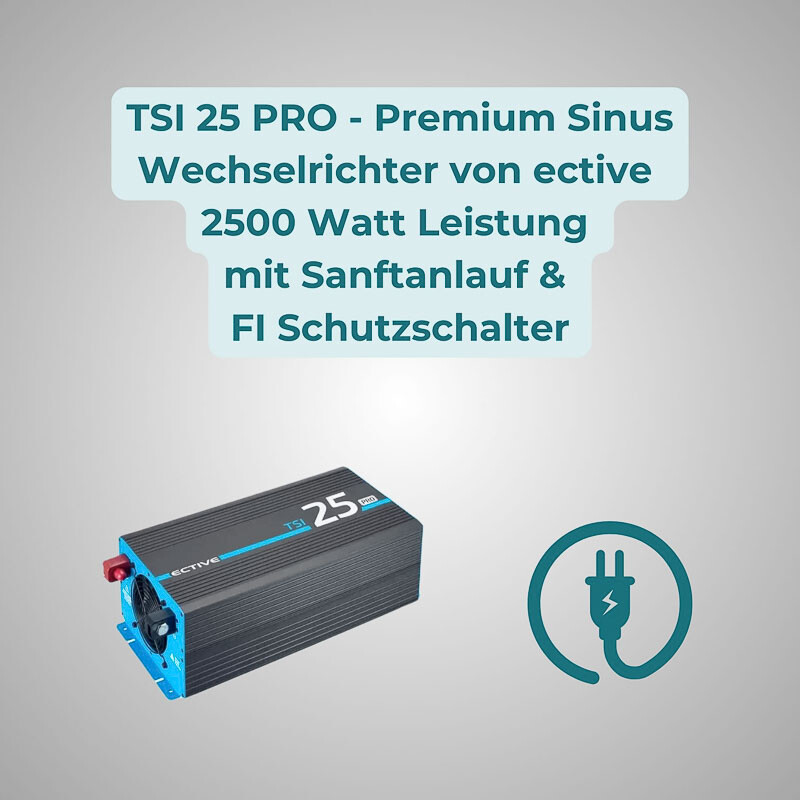 TSI 25 Profi-Wechselrichter von ective