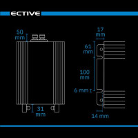 TSI30 PRO | PROFI Wechselrichter 3000W/12V in Werkstatt Ausführung von ective mit NVS & USV