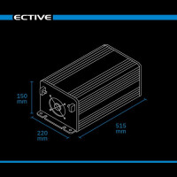 TSI30 PRO | PROFI Wechselrichter 3000W/12V in Werkstatt Ausführung von ective mit NVS & USV