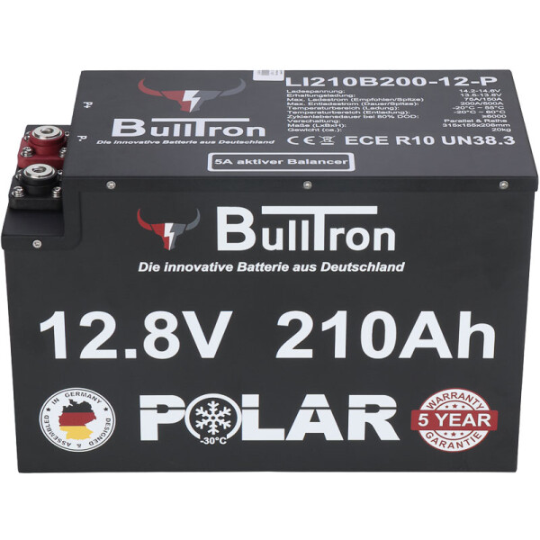 210 Ah Lithium für VW T5/T6 BullTron® Polar mit Heizung und Bluetooth