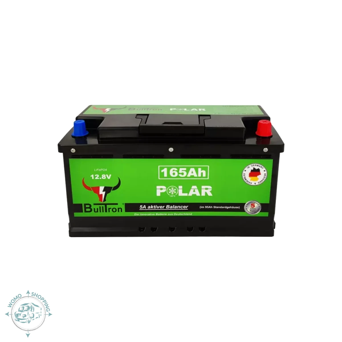 165Ah LiFePO4 BullTron® Polar  DIN Untersitz -  5A...