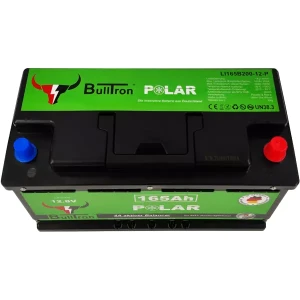 165Ah LiFePO4 BullTron® Polar  DIN Untersitz -  5A aktiver Balancer, Heizung, Smart BMS & Bluetooth App