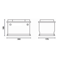 165Ah LiFePO4 BullTron® Polar  DIN Untersitz -  5A aktiver Balancer, Heizung, Smart BMS & Bluetooth App