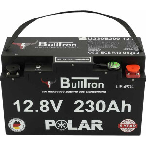 230Ah BullTron® Polar LiFePO4 DIN Untersitz -- 5A...