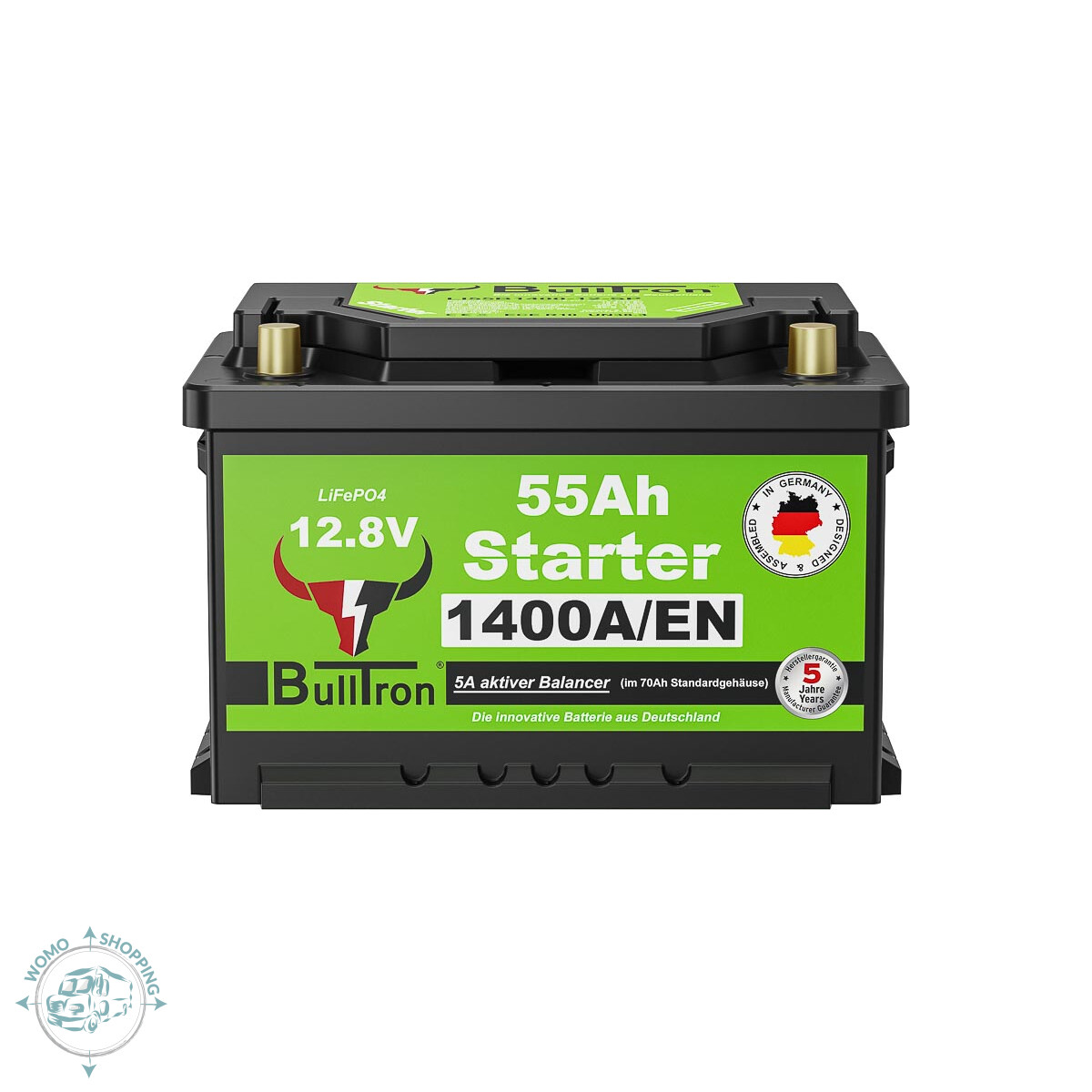 55Ah BullTron® LiFePO4 12.8V Starter-Batterie