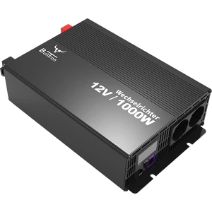 BullTron Wechselrichter 1000W mit ON/OFF Schalter,...