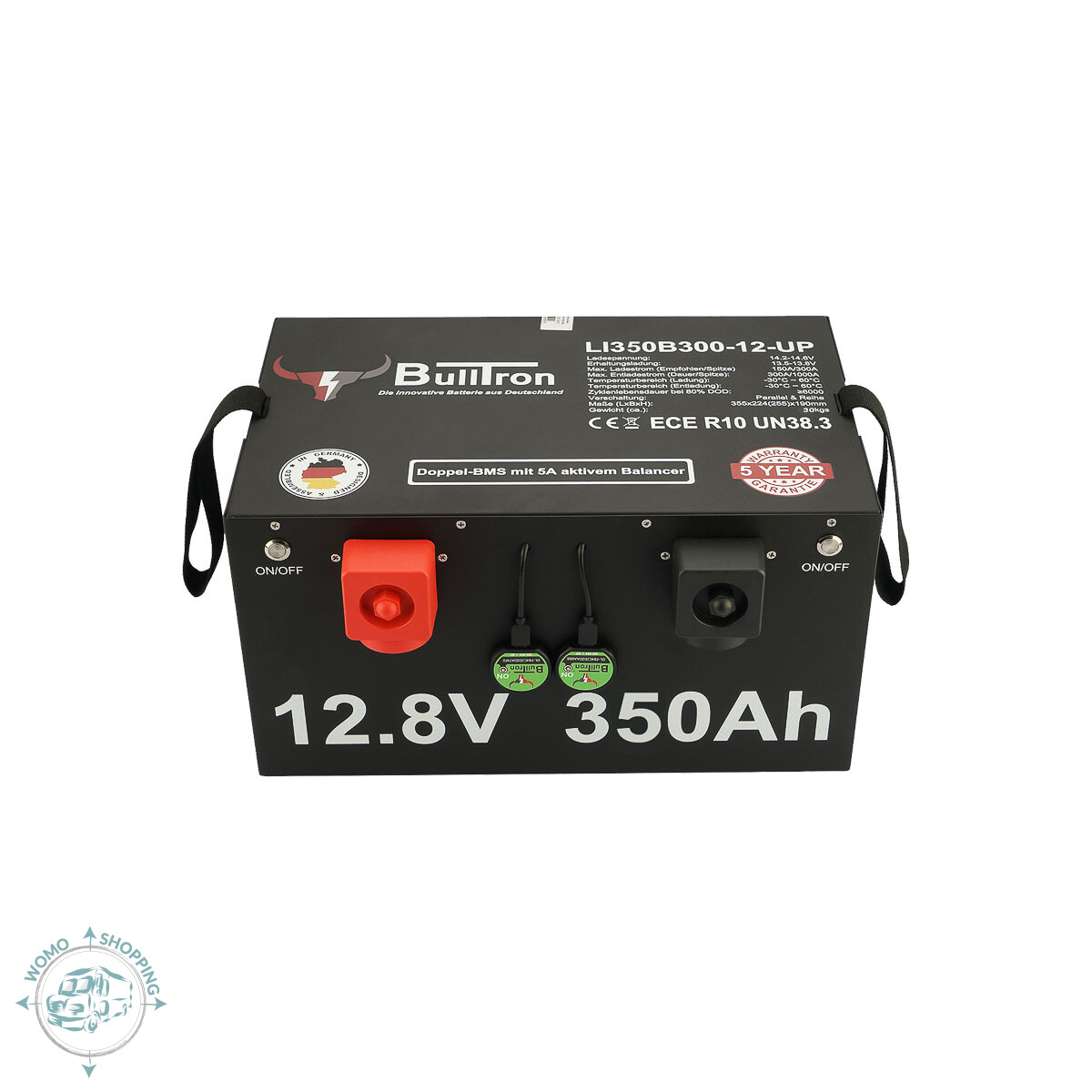 350Ah BullTron® Polar LiFePO4  Akku mit Smart...