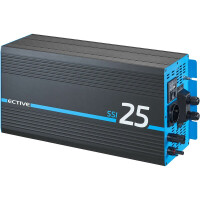 ECTIVE SSI 25 (SSI252)  4in1 Sinus-Wechselrichter 2500W/12V mit MPPT-Solarladeregler, Ladegerät und NVS
