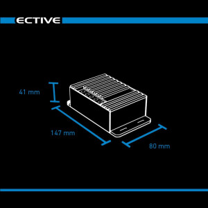 ECTIVE DSC 12 MPPT Dual Solar-Laderegler ohne BT für zwei 12V Batterien 165Wp 50V 12A