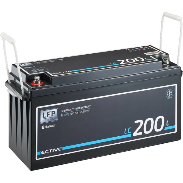 200 Ah LiFePO4 low temp.LC200LT mit Bluetooth von  ECTIVE - bis 6500 Zyklen