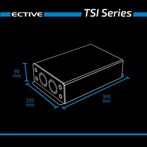 Sinus Wechselrichter TSI15 / 12V  mit NVS ECTIVE