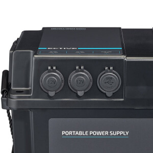 80AH Akku Box  tragbare Stromversorgung mit 80Ah Lithium Batterie, integriertem Wechselrichter und MPPT