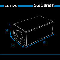 SSI 15 ective 4 in1 Sinus-Wechselrichter 1500Watt // 12V mit MPPT-Solarladeregler, Ladegerät und NVS
