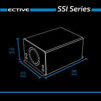 SSI 10  ective 4 in 1 Sinus-Wechselrichter 1000Watt // 12V mit MPPT-Solarladeregler, Ladegerät und NVS