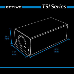 TSI30 ECTIVE 3000W/12V Sinus-Wechselrichter mit NVS
