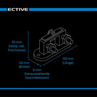 ECTIVE Mess-Shunt & BMX Batteriemonitor mit 500A Shunt und Bluetooth App