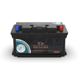 150 Ah womoshopping Premium Aufbau Batterie in Industrie-Qualität für Untersitz im DIN Gehäuse, Bluetooth, 10.000 Zyklen
